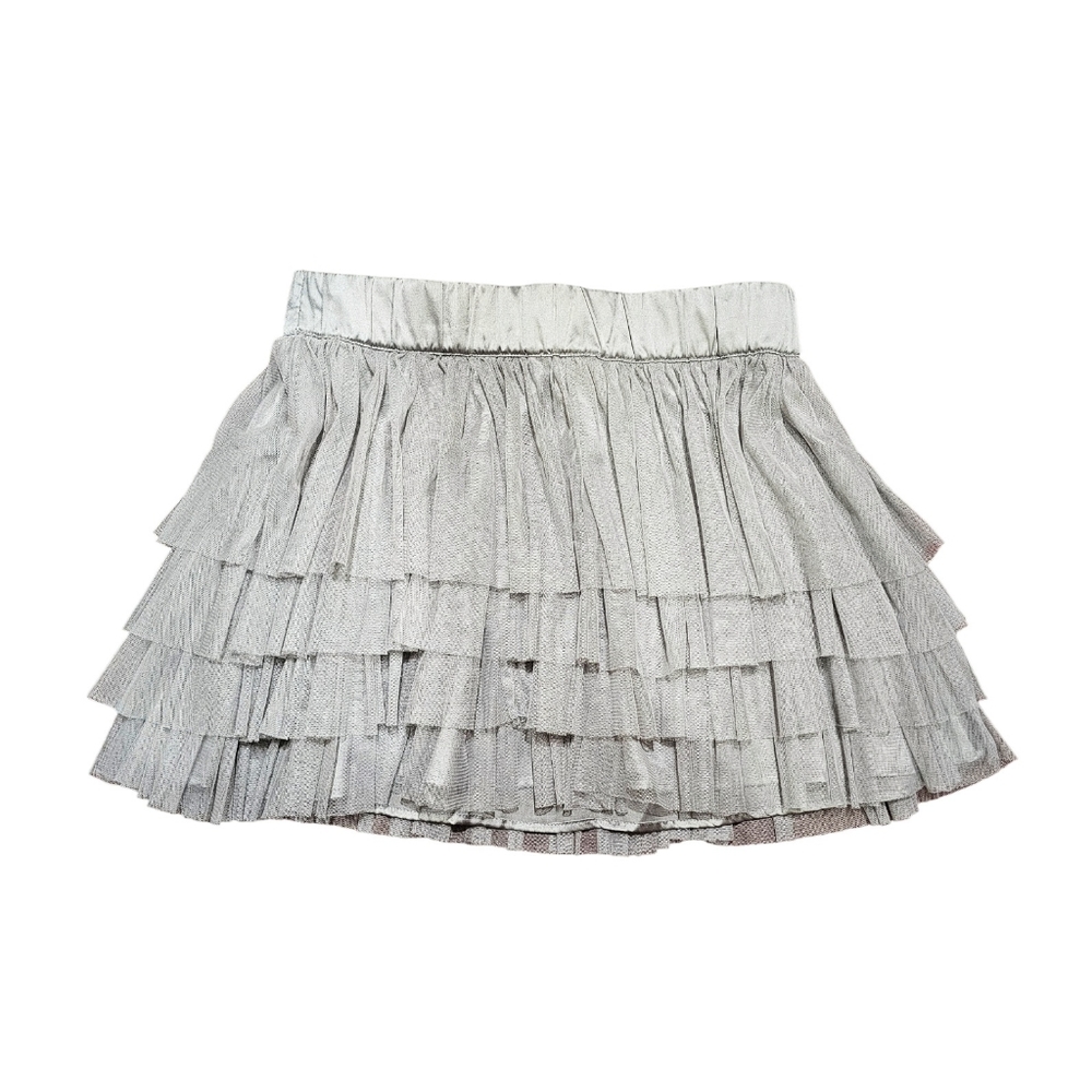 H&M Gray Tutu Tulle Tier Mini Skirt Sz 6